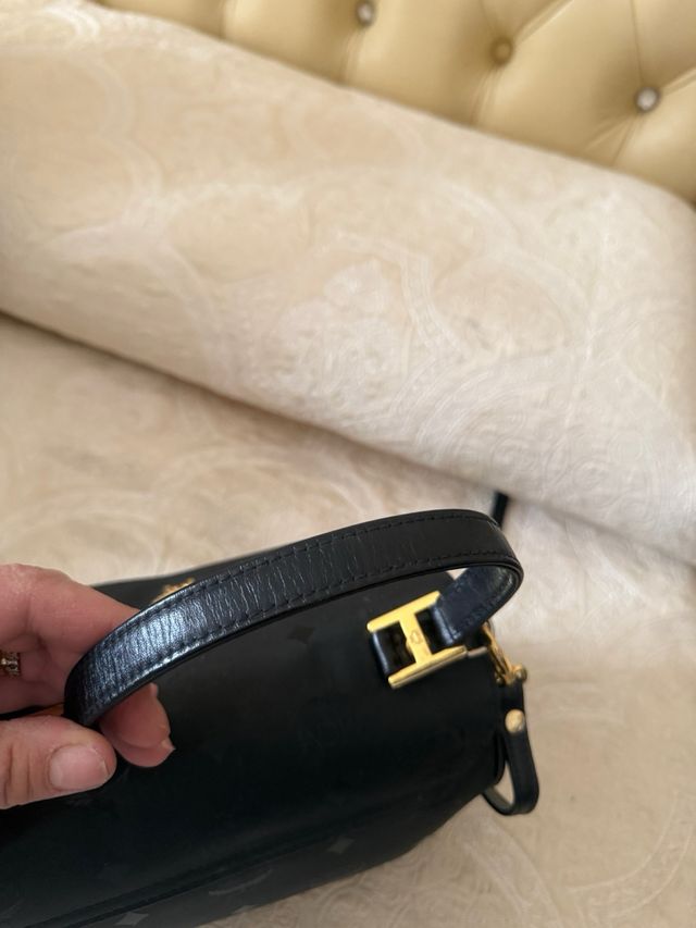 Borsa MCM nera monogram