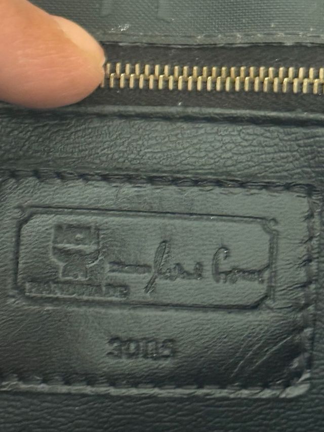 Borsa MCM nera monogram