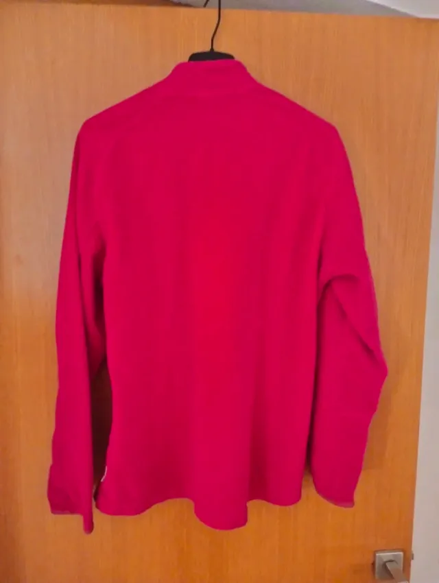 Sudadera polar mujer rosa/rojo