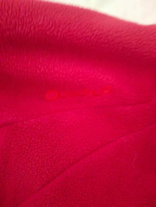 Sudadera polar mujer rosa/rojo
