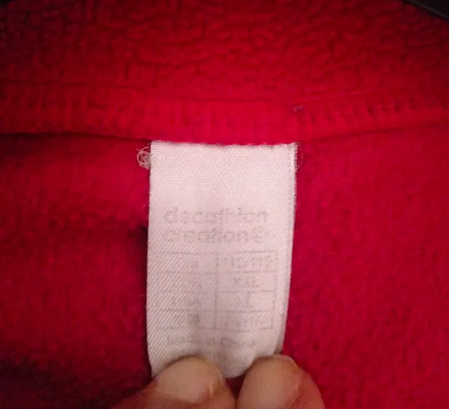 Sudadera polar mujer rosa/rojo