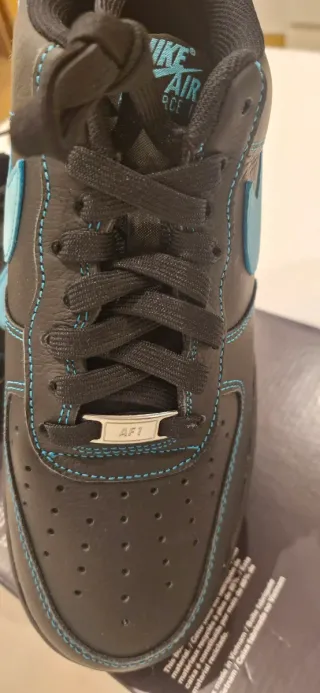 Nike Air Force 1 Negras y Azules