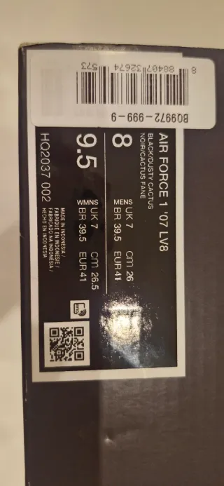 Nike Air Force 1 Negras y Azules