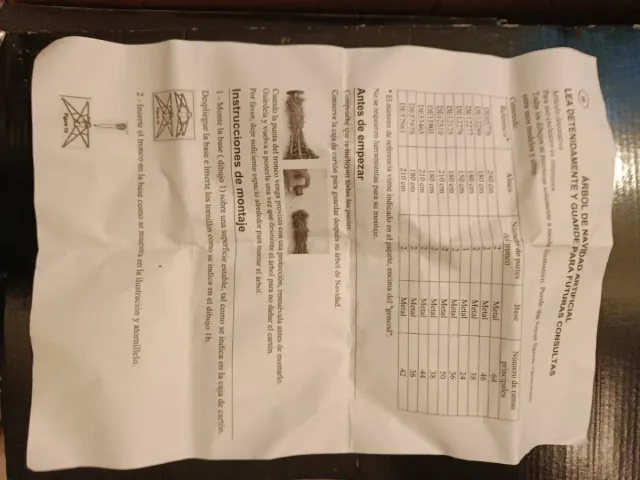 Árbol de Navidad Carrefour 150 cm