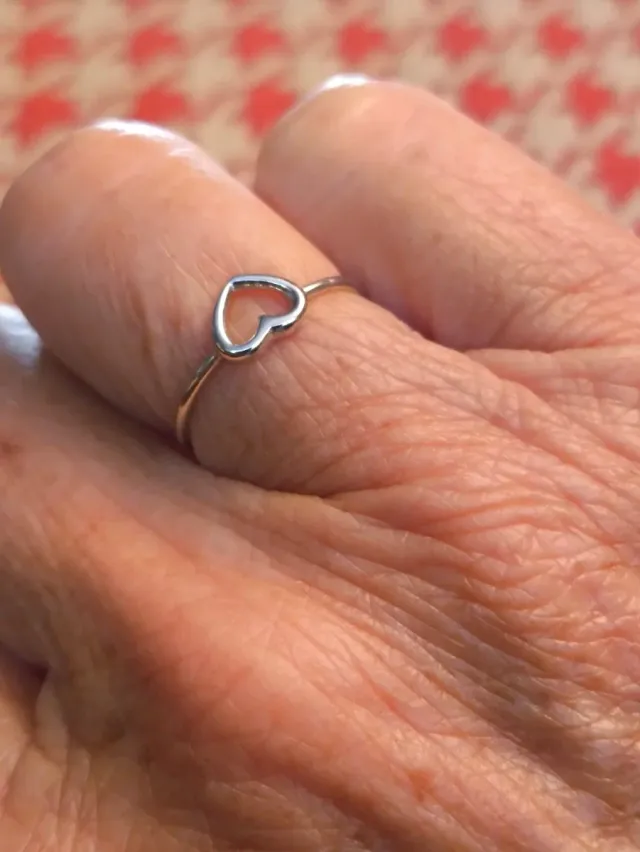 Anillo Plata Corazón