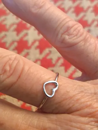 Anillo Plata Corazón