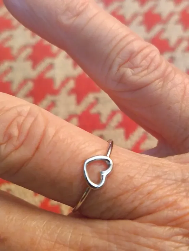 Anillo Plata Corazón