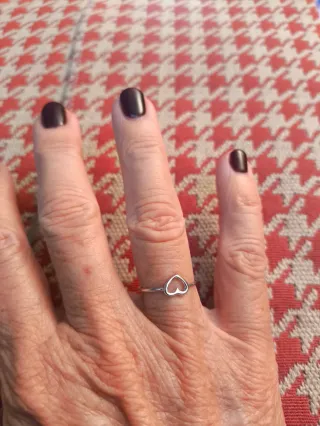 Anillo Plata Corazón