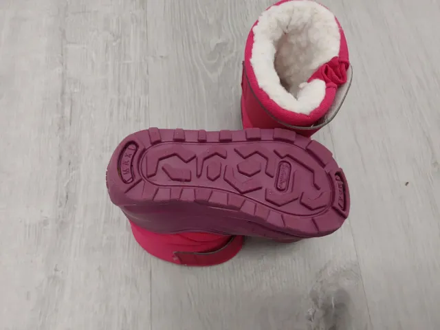 Botas de nieve / apres ski Quechua rosas talla 22