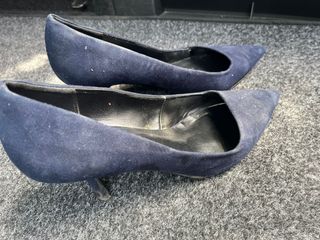 ZAPATOS TACON AZUL