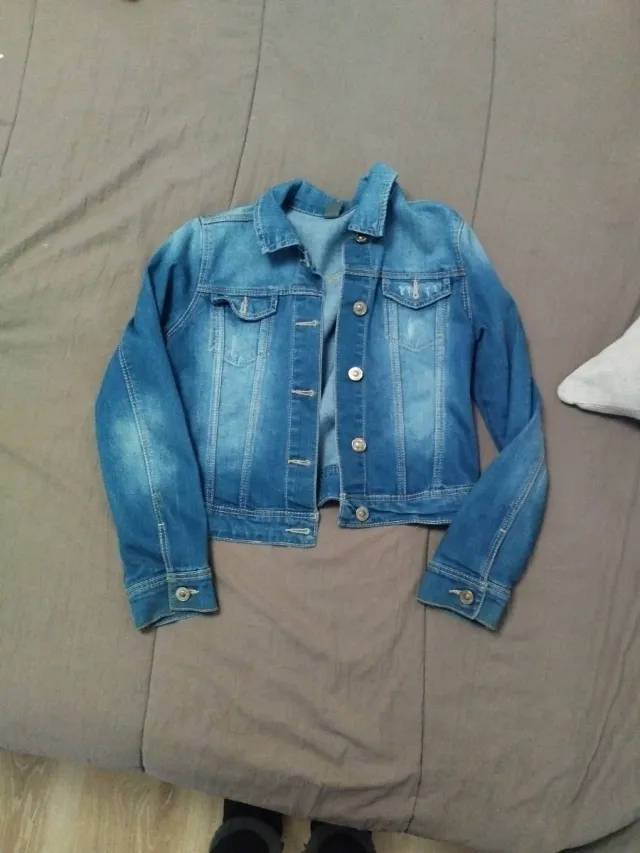 Cazadora vaquera niña Zara Kids