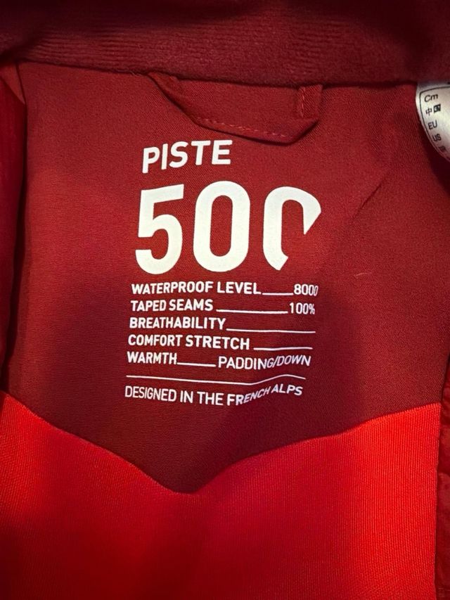 Chaqueta esquí impermeable nivel 8000 Talla 2XL