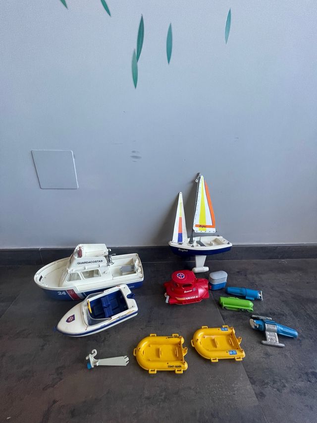 Playmobil Lote Barco y velero