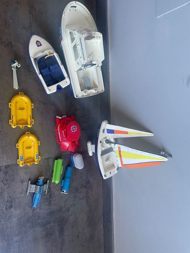 Playmobil Lote Barco y velero