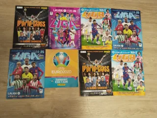 Lote 8 Álbumes Cromos Fútbol