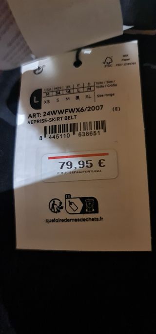 Falda Desigual.nueva a estrenar