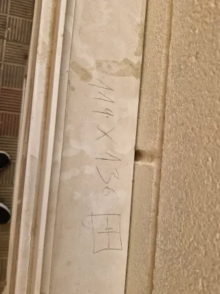 Ventana aluminio y rejas hierro