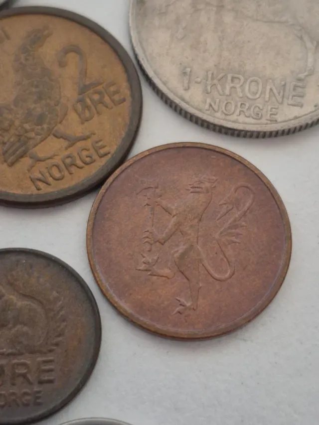 Lotto di 26 monete nordiche