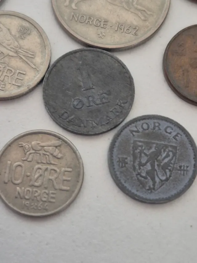 Lotto di 26 monete nordiche