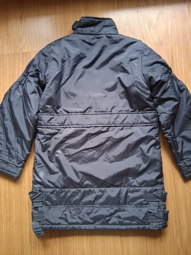 Abrigo niña invierno, diseño asimétrico, 10 años