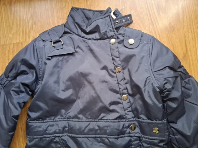 Abrigo niña invierno, diseño asimétrico, 10 años