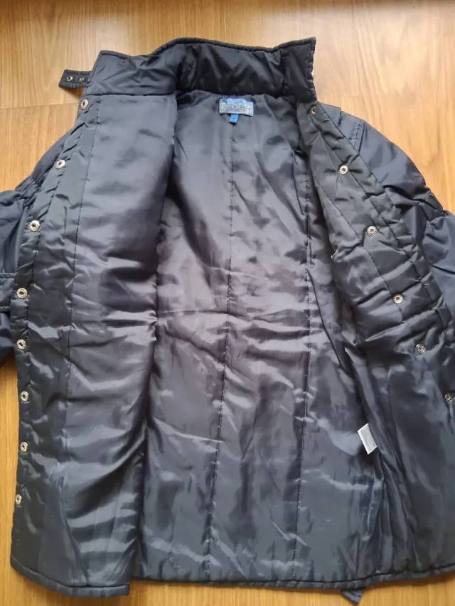 Abrigo niña invierno, diseño asimétrico, 10 años