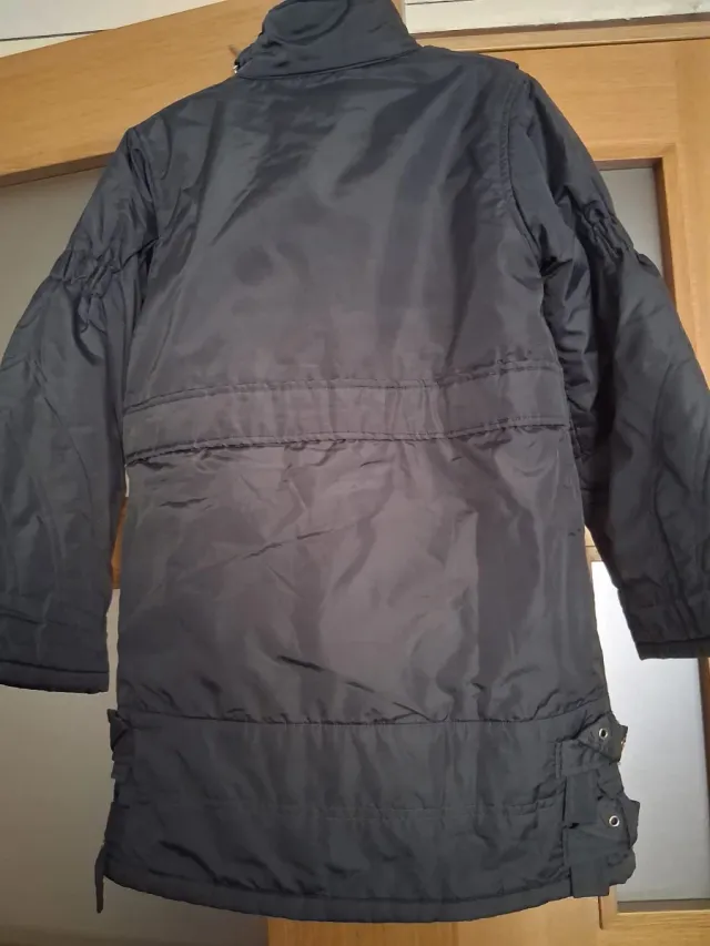 Abrigo niña invierno, diseño asimétrico, 10 años