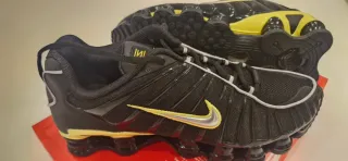 Zapatillas Nike Shox TL Negras y Amarillas