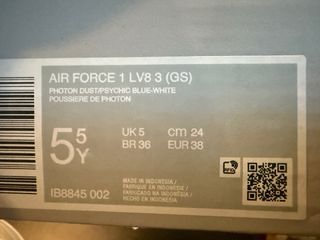 Zapatillas Nike Air Force 1 gris/Azul