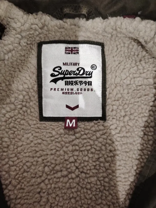 Parka militar Superdry verde oliva