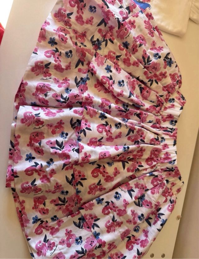 Set bimba maglietta e gonna taglia 7 anni