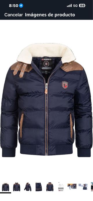 Chaqueta Geographical Norway Azul Talla XL