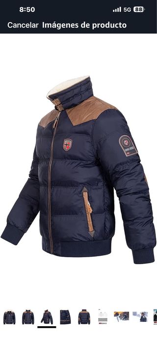 Chaqueta Geographical Norway Azul Talla XL