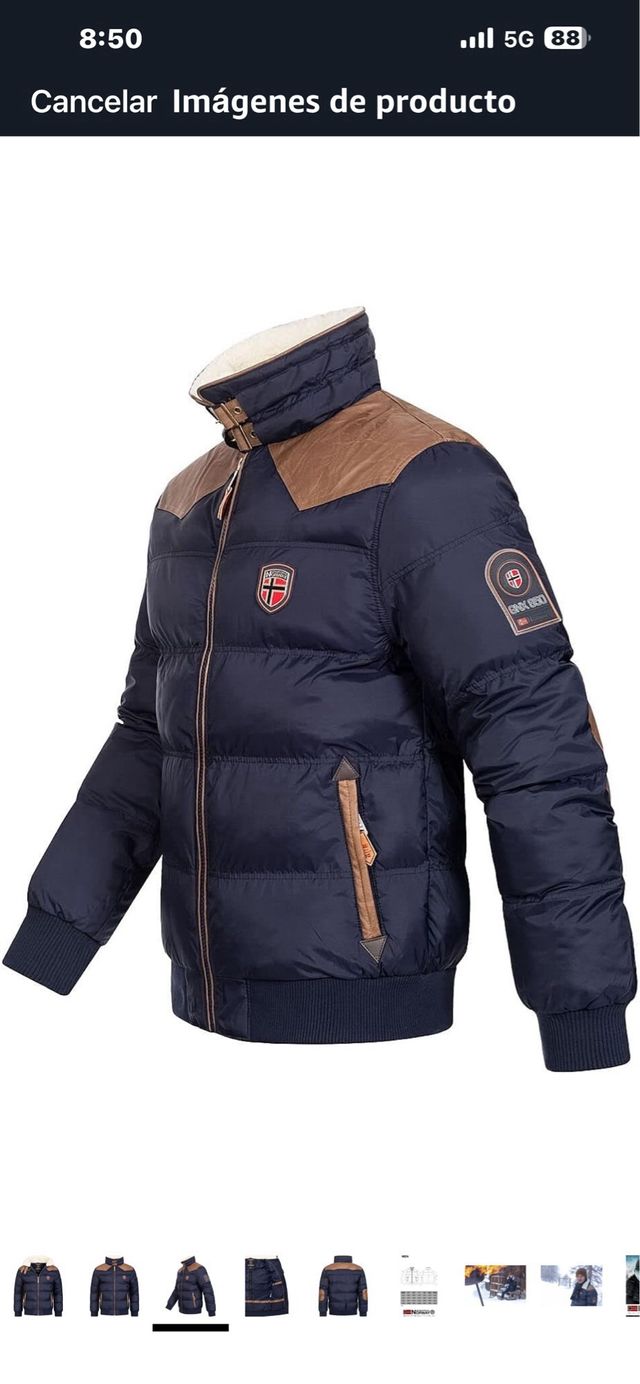 Chaqueta Geographical Norway Azul Talla XL