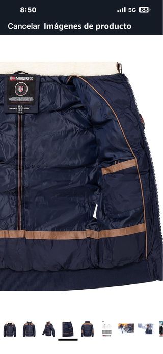 Chaqueta Geographical Norway Azul Talla XL