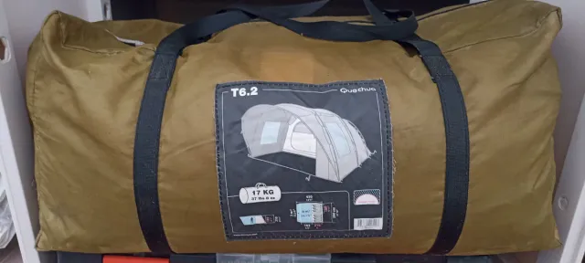 Tienda de campaña para 6 personas con 2 hab.