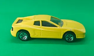 Hot Wheels Ferrari Testarossa Giallo Raro