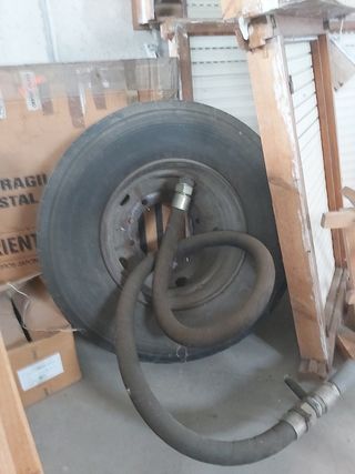 Rueda de camión para reparar