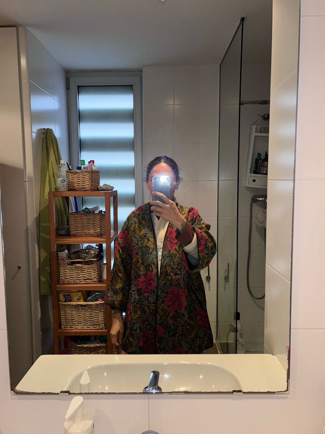 Kimono floral Oversize S