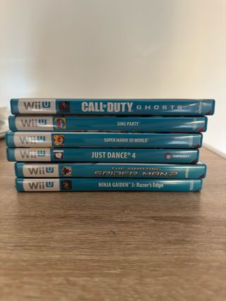 Lote 6 Giochi Wii U: Call of Duty, Mario, Spider-M