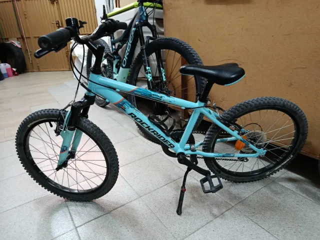 Bicicleta Rockrider Infantil Azul
