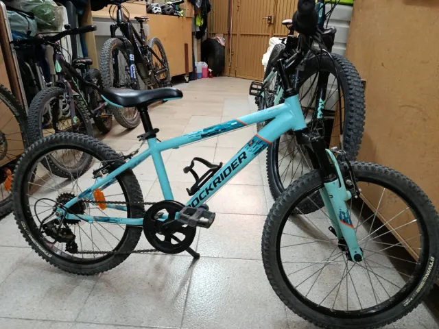 Bicicleta Rockrider Infantil Azul