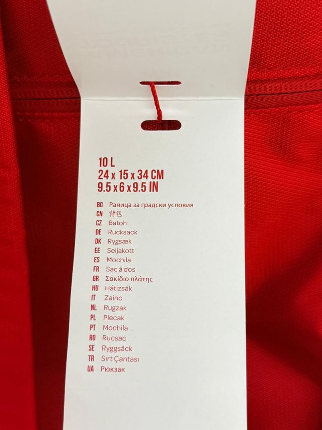 Zaino American Tourister Rosso