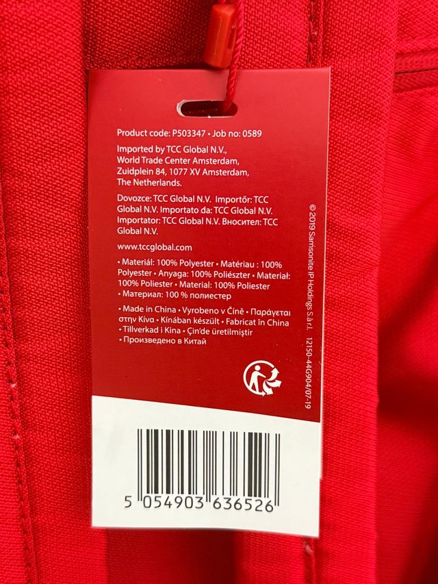 Zaino American Tourister Rosso