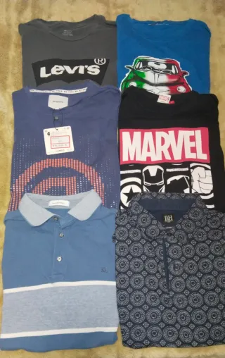 Lote Ropa Verano Hombre Levi's, Marvel, P.H.