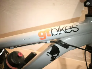 Sillín Bici GT Bikes con calavera