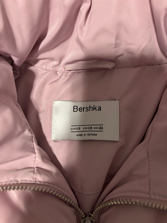 Cappotto rosa Bershka imbottito