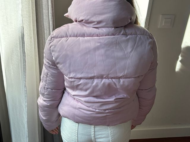 Cappotto rosa Bershka imbottito