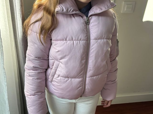 Cappotto rosa Bershka imbottito