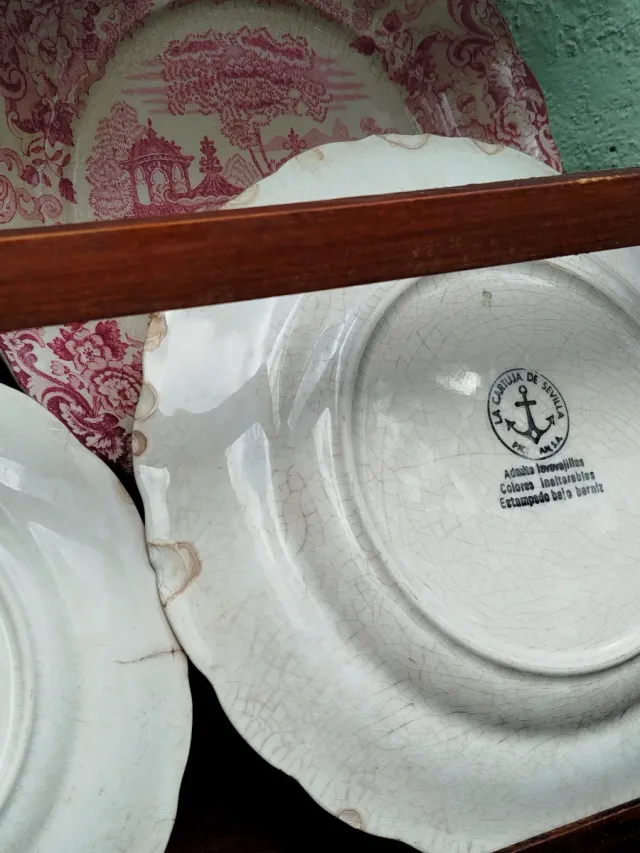 Platos La Cartuja Colección. Ver texto fotos. Unid